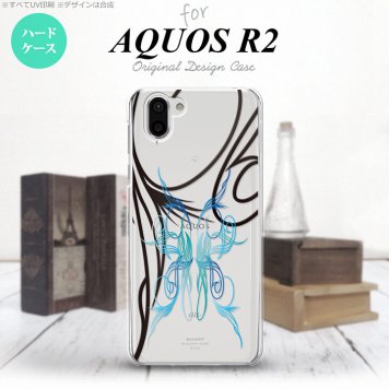AQUOS R2 アクオス アール2 SH-03K SHV42 専用 スマホケース カバー ハードケース ピンスト line×青 nk-r2-1236[スマホ,スマホケース,スマホカバー,ケース,カバー,ジャケット]