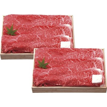 夏の贈り物お中元近江牛すき焼き（モモ・バラ） 千成亭 近江牛すき焼き肉(モモ・バラ)（約300g）×2