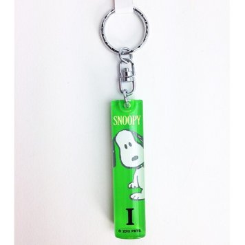 ピーナッツ スヌーピー アクリルスティックキーホルダー イニシャル I グッズ  (MCOR)