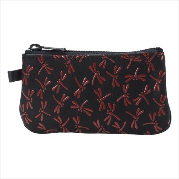 印伝 ファスナー小銭入れ　レッド 8117-04  内祝 内祝い お祝 御祝 記念品 出産内祝い プレゼント 快気祝い 粗供養 引出物