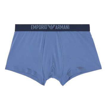 エンポリオアルマーニ：BASIC MICROFIBER ボクサーパンツ (ヴィンテージ・インディゴ)[ボクサーパンツ/ 男性下着/ メンズインナー/人気ブランド/おすすめギフト/誕生日プレゼント/メンズファッション]