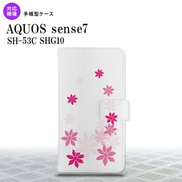sense7 sense7 手帳型スマホケース カバー ティアレ ピンク 2022年 11月発売 nk-004s-sens7-dr1075