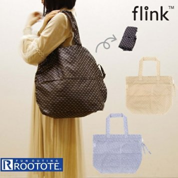 ROOTOTE エコバッグ ルートート レディース おしゃれ ブランド お買い物バッグ 軽量 軽い トートバッグ 肩掛け 大きめ ショルダーバッグ コンパクト
