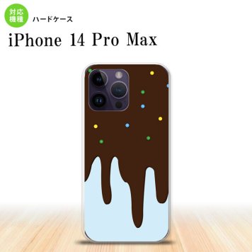 iPhone14 ProMax iPhone14 Pro Max スマホケース 背面ケース ハードケース アイス 青 2022年 9月発売 nk-i14pm-348