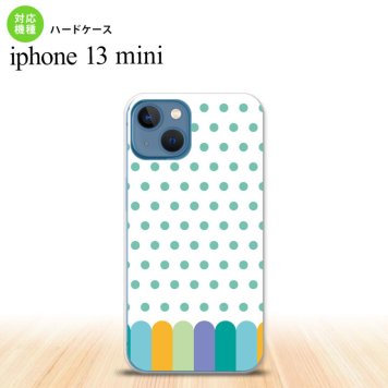 iPhone13mini iPhone13 mini ケース ハードケース クレヨン 緑  nk-i13m-1434