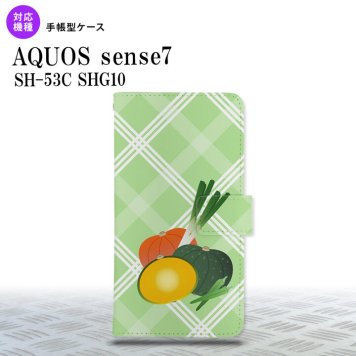 sense7 sense7 手帳型スマホケース カバー ベジタブル カボチャ 2022年 11月発売 nk-004s-sens7-dr665