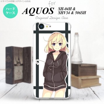 【SH04H】【スマホケース/スマホカバー】【アクオス ゼータ】SH04H スマホケース AQUOS ZETA SH04H カバー アクオス ゼータ キャラB 黒 nk-sh04h-1328【メール便送料無料】