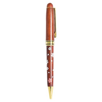 木製 漆芸ボールペン さくらちらし  ／ボールペン 筆記具 文房具・事務用品 日用品・ヘルスケア お中元 御中元 ギフト 暑中 残暑 お盆 初盆 新盆 お供 御供 ギフト 2026 送料無料 ギフト プレゼント プチギフト 内祝い 快気祝い 出産祝い 結婚祝い 引出物 新築祝い お返し