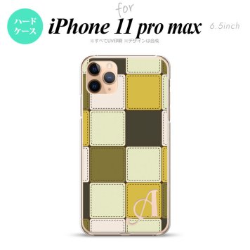 iPhone11ProMax iPhone11pro max スマホケース ハードケース パッチワーク ミックスA 黄 +アルファベット メンズ レディース nk-i11pm-1671i
