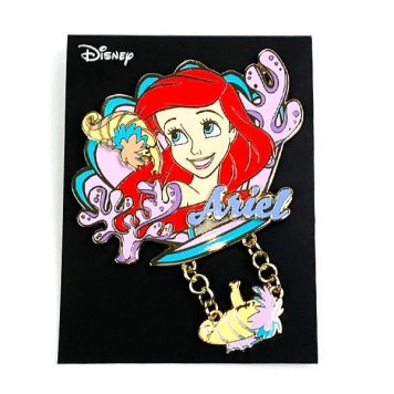 ディズニー Disney コレクションピンバッチ アリエル バッチ   マリモクラフト