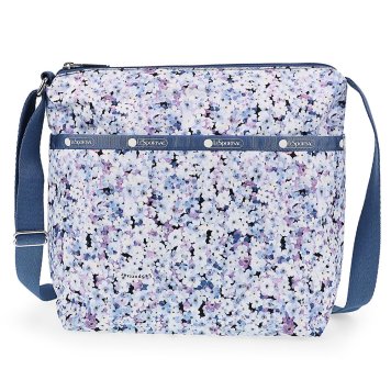 レスポートサック LeSportsac バッグ ショルダーバッグ 斜めがけバッグ 7562 E148 SMALL CLEO CROSSBODY スモールクレオ クロスボディ MOON SHADOW NAVY ブルーパープル系マルチ
