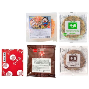 上方お好み焼きたこ焼きセット (5932-50) [お中元][お歳暮] ※送料無料(北海道・沖縄・離島への配送不可)