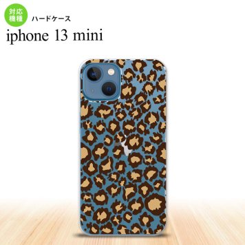 iPhone13mini iPhone13 mini ケース ハードケース 豹柄 B 茶 クリア  nk-i13m-897