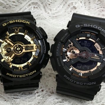 ペアウオッチ gショック恋人たちのGショック ペアウオッチ  G-SHOCK GSHOCK ジーショック カシオメンズ レディース  双子コーデ GA-110RG-1AJF GA-110GB-1AJF アナデジ  人気  婚約　夫婦 高級　クリスマス プレゼント おすすめ 誕生日 御祝い還暦 銀婚式 結婚記念日 婚約