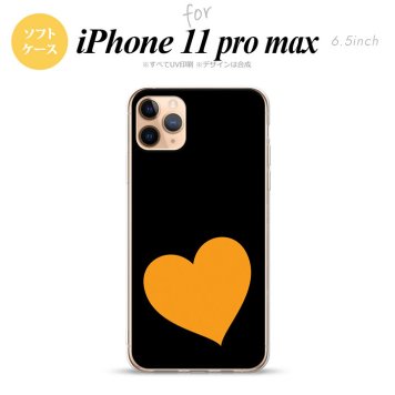iPhone11ProMax iPhone11pro max スマホケース ソフトケース トランプ ハート 黒 オレンジ メンズ レディース nk-i11pm-tp546
