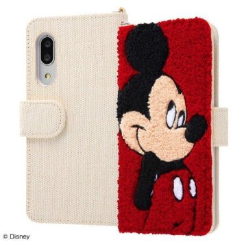 手帳型ケース サガラ刺繍 ディズニー ミッキー ※送料無料(北海道・沖縄は除く)