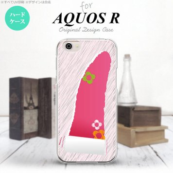 【SH03J】【スマホケース/スマホカバー】【アクオス R】SH03J スマホケース AQUOS R SH-03J カバー アクオス R 破れデザイン ピンク nk-sh03j-287【メール便送料無料】
