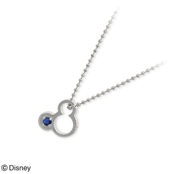 【送料無料】Disney ホワイトゴールド ネックレス 誕生石 20代 30代 彼女 レディース 女性 誕生日プレゼント 記念日 ギフトラッピング ディズニー Disneyzone 