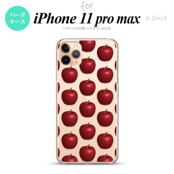 iPhone11ProMax iPhone11pro max スマホケース ハードケース りんご 林檎 赤 メンズ レディース nk-i11pm-048