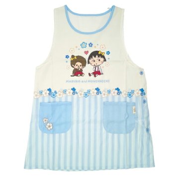 モンチッチ × ちびまる子ちゃん ウエスト切り替えエプロン キッチン アパレル