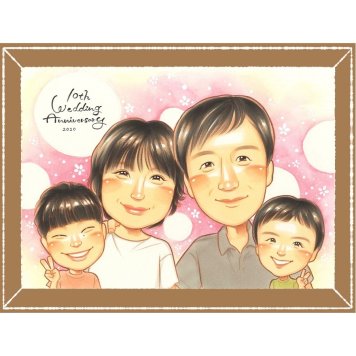 結婚10周年の記念に、特別な記念の似顔絵はいかがですか。相談しながら作れる、あたたかな似顔絵ギフトです。 結婚記念日 プレゼント 似顔絵 名入れ 贈り物 手描き ギフト 結婚10周年 結婚記念日 銀婚式 両親 家族 夫婦 修正無料 下書き確認 名入れ 似てる 親孝行 宝物 一生もの 記念日 周年 親孝行 感謝 結婚10周年 バレンタインデー 贈答品 節目 お祝いの品 ウェディングギフト 古希祝い
