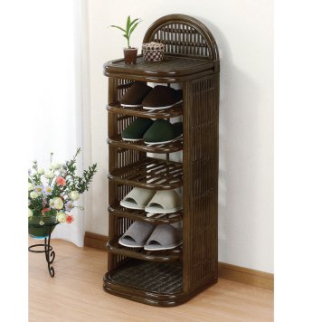 今枝商店 Romantic Rattan 籐スリッパラック【沖縄・離島配達不可】 R296B
