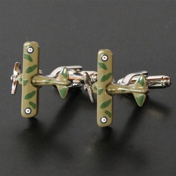 鎌倉カフス工房 戦闘機 カフスボタン・カフリンクス メンズ  ah045 結婚式 旦那 プレゼント ギフト 彼氏 父の日 誕生日プレゼント