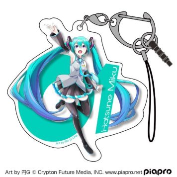 初音ミク 初音ミク アクリルマルチキーホルダー 円G Ver.  チャーム   日本製