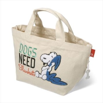 Rootote ルートート トートバッグ サイドポケット DELI デリ レディース PEANUTS ピーナッツ SNOOPY スヌーピー パイル