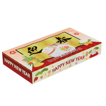 干支BOXティッシュ40W（未）   景品 記念品 粗品 ノベルティ 名入れ 御挨拶 ご挨拶