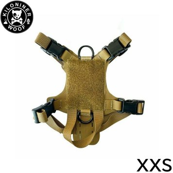 KILONINER キロナイナー M1 Light Speed Harness M1 ライトスピード ハーネス XXS Coyote 胴輪 ワッペンでカスタマイズ可 小型犬 超小型犬
