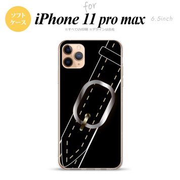 iPhone11ProMax iPhone11pro max スマホケース ソフトケース ベルト 黒 メンズ レディース nk-i11pm-tp326