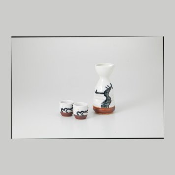 手描梅木酒器揃 磁器 美濃焼 やきものの里から、暮らしを贈ります。　ギフト 食器 セット テーブルウェア