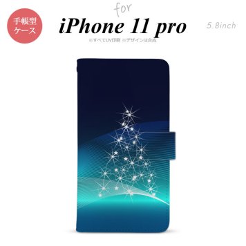 iPhone11Pro iPhone11 Pro 手帳型スマホケース カバー ライトツリー 青  nk-004s-i11p-dr629