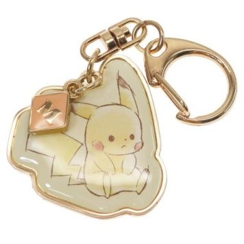 【キーホルダー】【M】ポケットモンスター イニシャルメタルキーホルダー ピカチュウ アルファベット【M】【ポケモン】