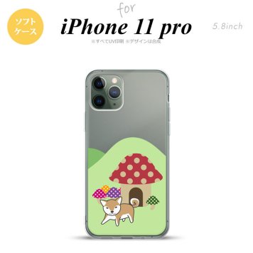 iPhone11Pro iPhone11 Pro スマホケース ソフトケース 犬 柴犬 おうち メンズ レディース nk-i11p-tp823