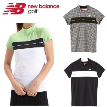 ニューバランス ゴルフ レディース UPF50＋ 接触冷感 半袖 モックネック プルオーバー New Balance Golf 012-4166503 2024年春夏モデル 2024年春夏モデル お誕生日祝い お祝い 記念品 30代 40代 50代 60代 母の日 お母さん 還暦祝い 敬老の日 彼女 人気プレゼント プレゼント