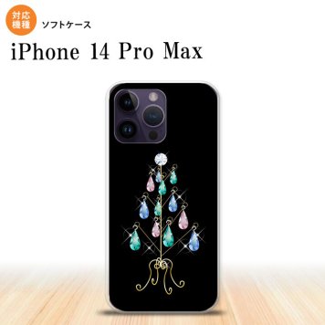 iPhone14 ProMax iPhone14 Pro Max スマホケース 背面ケースソフトケース ツリーイヤリング 黒 2022年 9月発売 nk-i14pm-tp631