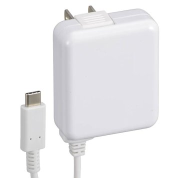 オーム電機 AC充電器 TYPE-Cケーブル一体型(3A/1.5m/ホワイト) MAV-ACC1530-W