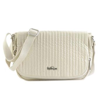キプリング Kipling ショルダーバッグ K23485 25X EARTHBEAT S アースビートエス 斜めがけバッグ MISTY WHITE クリームホワイト系
