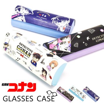 メガネ メガネケース コナン コナングッズ CLASSES CASE CONAN 名探偵コナン 怪盗キッド キッド アニメ アニメキャラ キャラクター メガネ拭き クロス 軽い 軽量 人気 コンパクト コナン好き おしゃれ キャラグッズ