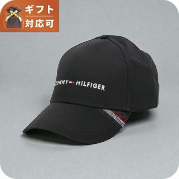 トミーヒルフィガー TOMMY HILFIGER TH FOUNDATION COTTON 6 PANEL CAP キャップ AM0AM12532BDS-BLACK メンズ 帽子