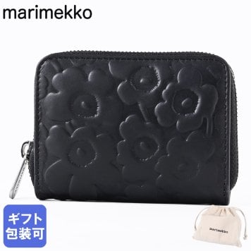 マリメッコ marimekko コインケース 小銭入れ カードケース 名刺入れ 2026冬新作 ウニッコ レディース ブラック 96101 096101 900 北欧雑貨 北欧デザイン 送別会 誕生日 お中元 結婚祝い 結婚式 高級 父の日 母の日 ホワイトデー【スペシャルラッピング660円(別売り)】