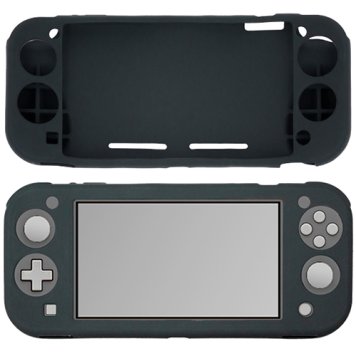 アンサー Switch Lite用 シリコンプロテクト ブラック ANS-SW089BK