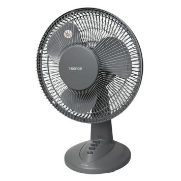 テクノス TEKNOS KI-1003(G) 卓上扇 グレー KI1003(G)