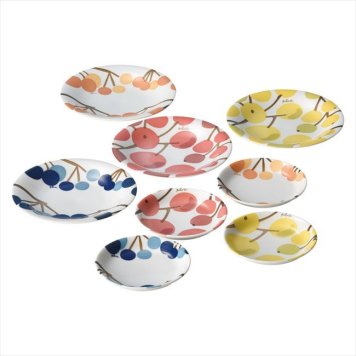 Plune. 木の実たちプレート8P　 T-2016804-09  内祝 内祝い お祝 御祝 記念品 出産内祝い プレゼント 快気祝い 粗供養 引出物