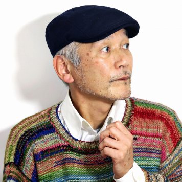 ゴアテックス ハンチング メンズ ウール 内耳付き GORE-TEX 帽子 紳士 ネイビー ハンチング帽 ゴットマン アイビーキャップ 紺 耳当て イヤーマフ 防風 防寒 57cm 58cm 60cm 62cm ギフト プレゼント 男性 ラッピング 敬老の日