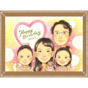 誕生日のギフトに、想いを込めた似顔絵をお届けします。下書き確認あり。修正無料で納得の表情になるまで調整します。 バースデー ギフト 似顔絵 プレゼント 手描き 名入れ 贈り物 誕生日 記念日 お祝い 女の子 子供 子ども 家族 男の子 名入れ 修正無料 下書き確認 喜ばれる 宝物 一生もの サプライズ 誕生日 記念 サプライズ メモリアルギフト 引っ越し 感謝 長寿祝い 結婚祝い お祝いの品