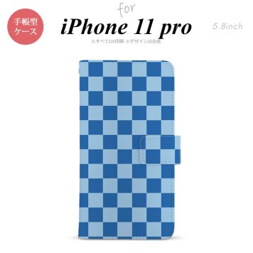 iPhone11Pro iPhone11 Pro 手帳型スマホケース カバー スクエア 青 水色  nk-004s-i11p-dr769