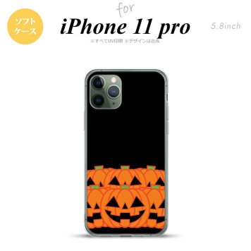 iPhone11Pro iPhone11 Pro スマホケース ソフトケース ハロウィン カボチャ オレンジ メンズ レディース nk-i11p-tp403